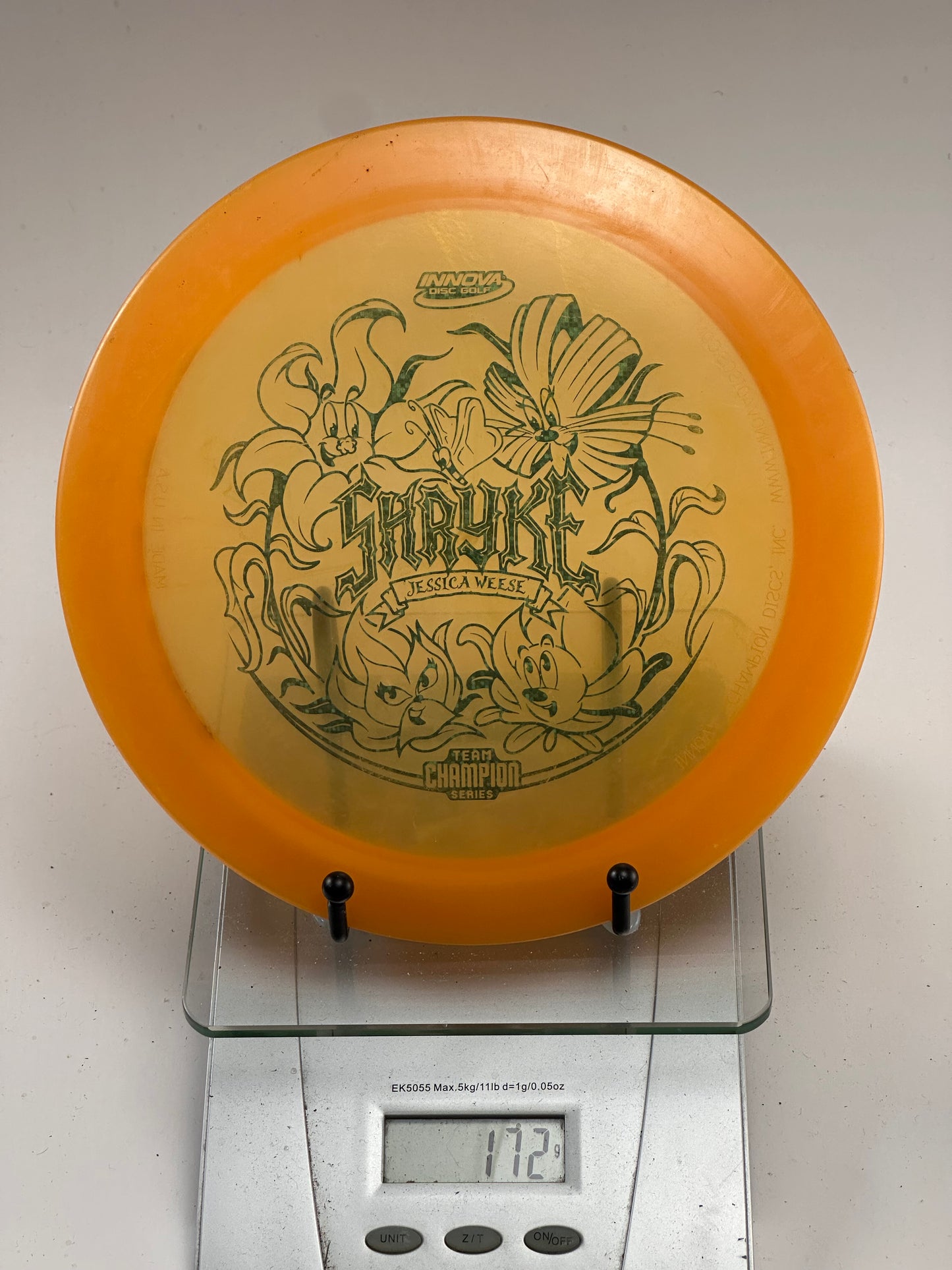 Innova Champion Shryke Team Champion Series (Jessica Weese) Orange Rim