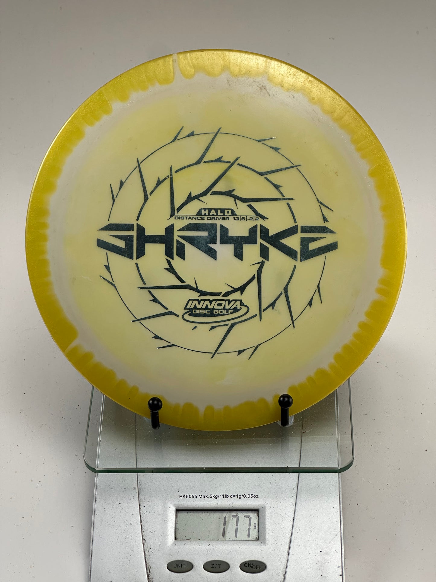Innova Halo Star Shryke Distance Driver (Thorn Stamp, Yellow Halo Rim)