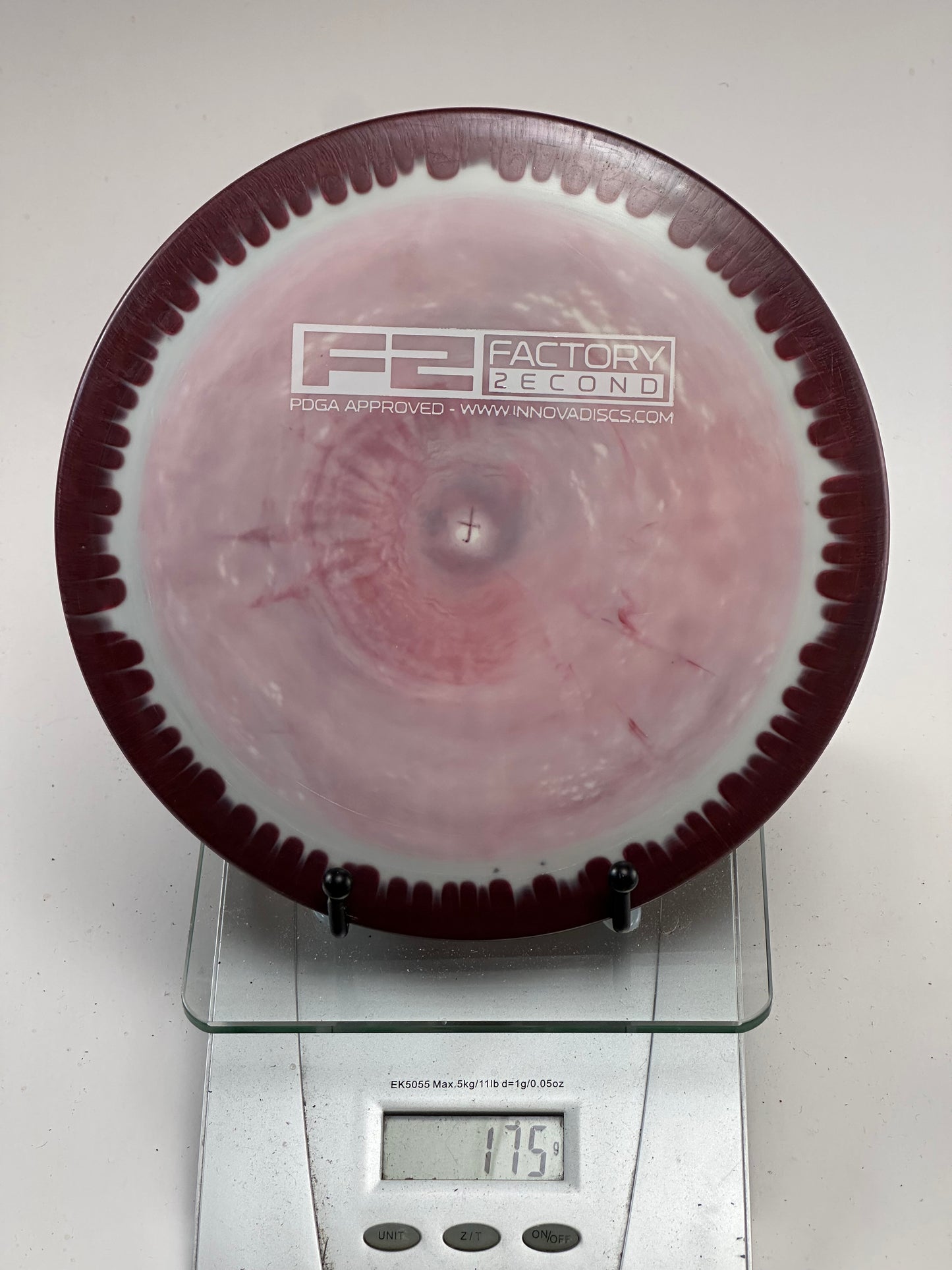 Innova Halo Star Shryke (F2) Distance Driver - Burgundy Rim Pink Swirl