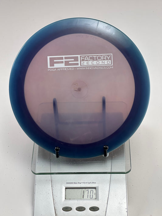 Innova Shryke Champion F2 Distance Driver – Blue Rim / Clear