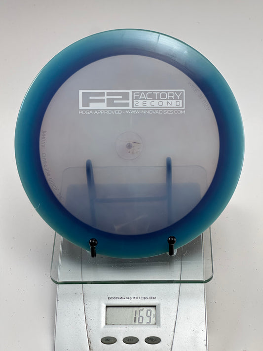 Innova Champion F2 Shryke Distance Driver - Clear w/ Blue Rim