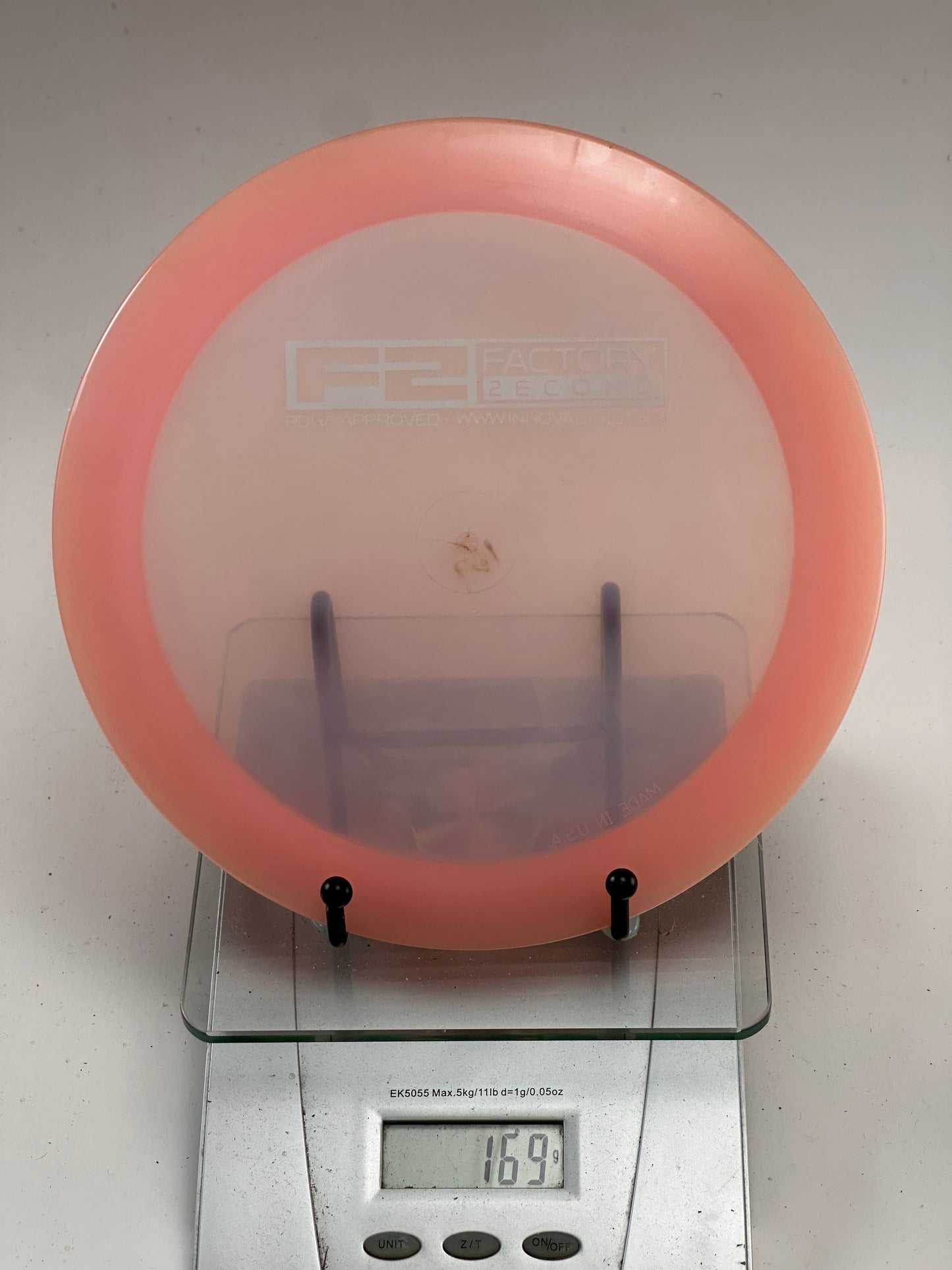 Innova Champion F2 Shryke Distance Driver (Clear w/ Pink Rim)
