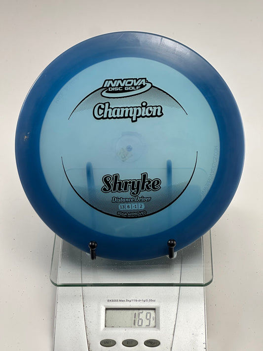 Innova Champion Shryke Distance Driver – Blue Rim, Clear Center