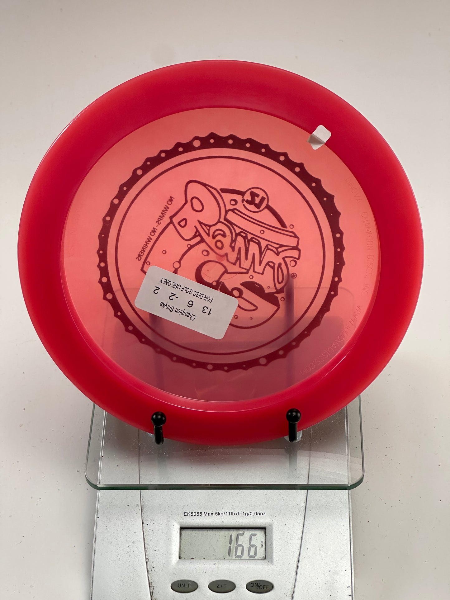Innova Champion Shryke (Ice Bowl 2021) Transparent Red Distance Driver