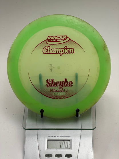 Innova Champion Shryke Distance Driver – Transparent Green w/ Clear Center