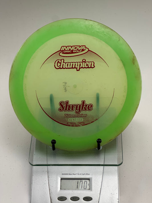Innova Champion Shryke Distance Driver – Transparent Green w/ Clear Center
