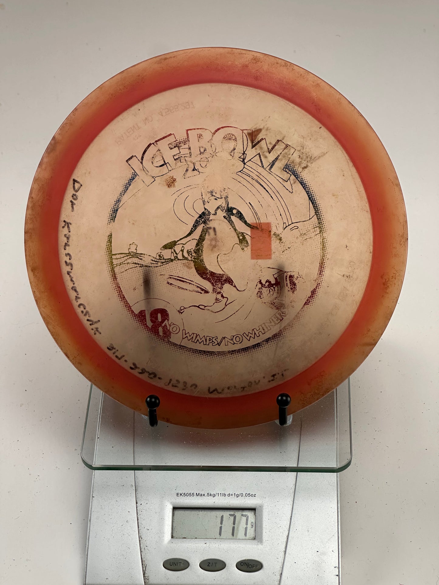 Innova Champion Sidewinder Ice Bowl Edition Distance Driver (Transparent Red)
