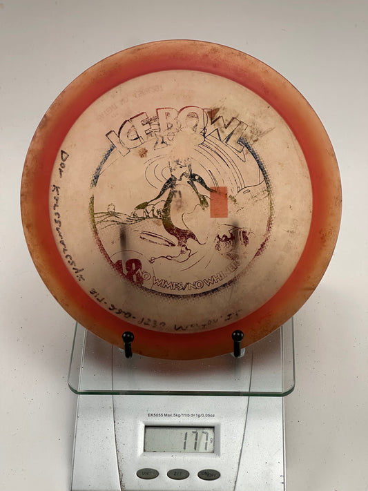 Innova Champion Sidewinder Ice Bowl Edition Distance Driver (Transparent Red)