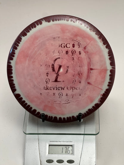 Innova Champion Sidewinder – Maroon/White Swirl – Lakeview Open Stamp