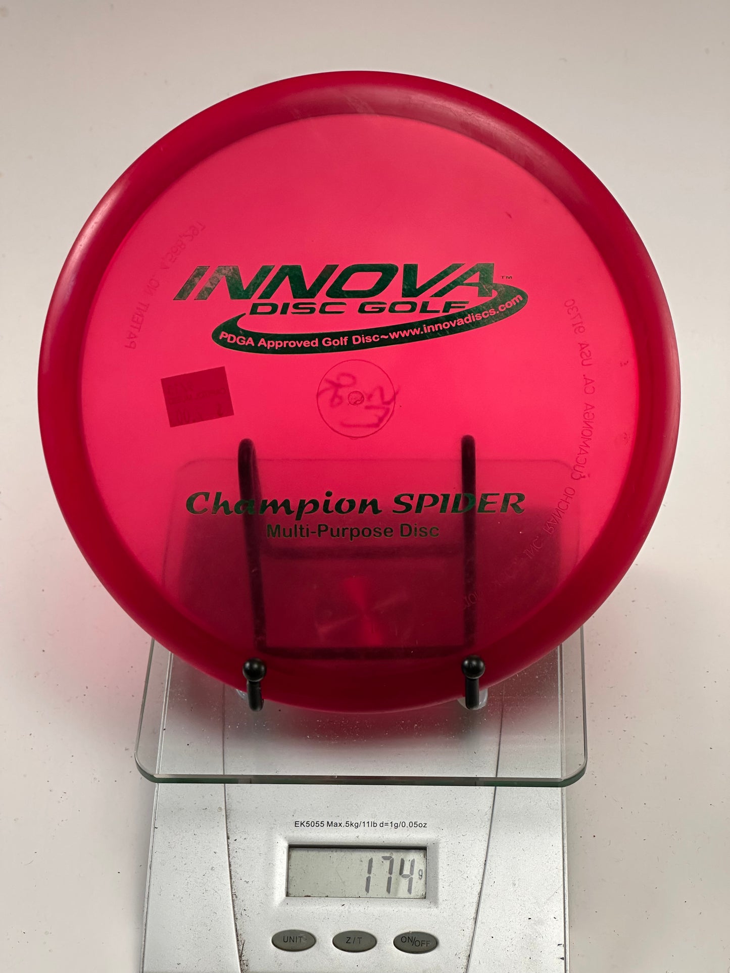 Innova Champion Spider Midrange (Champion, Translucent Pink, 174g)
