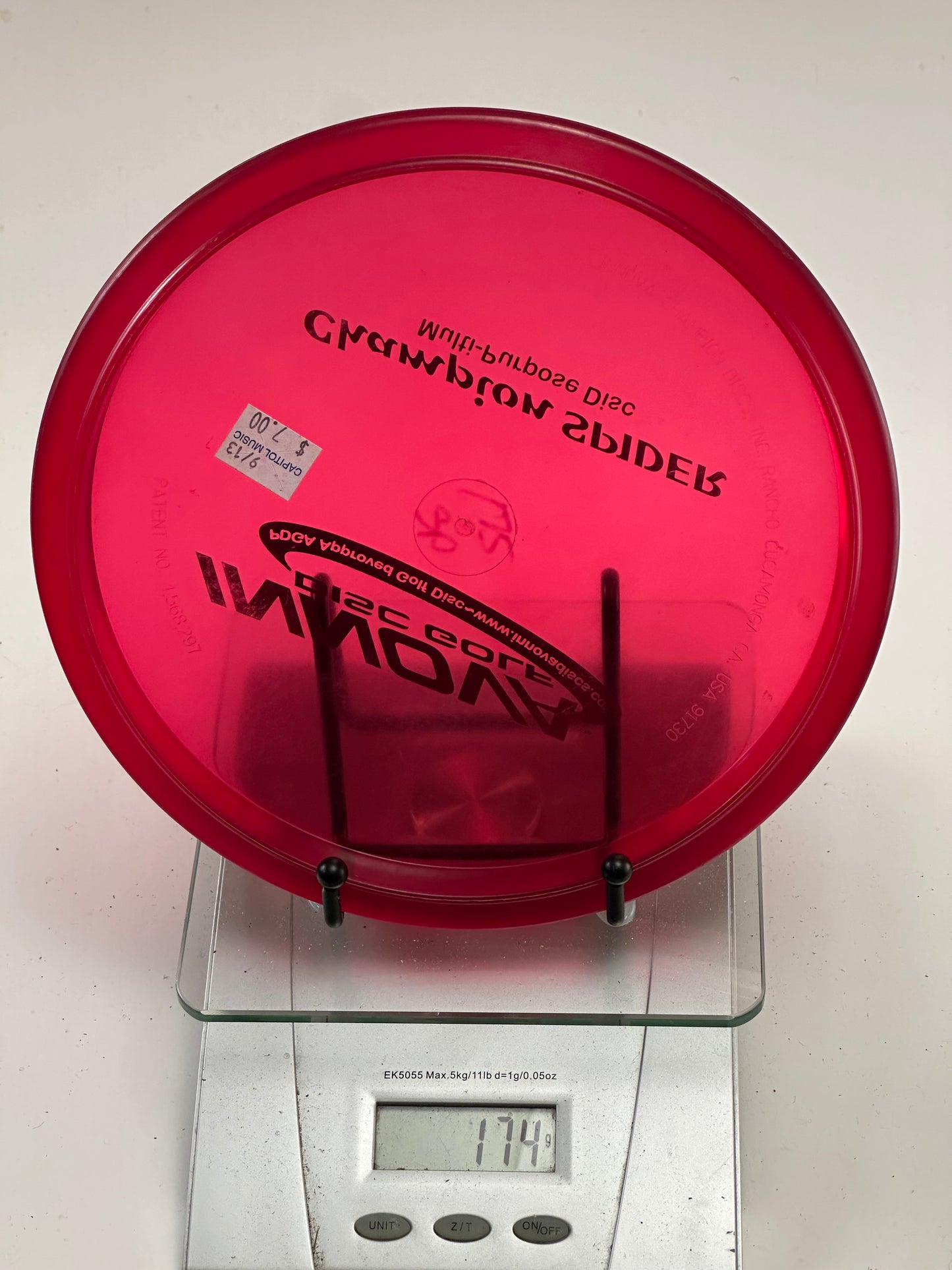 Innova Champion Spider Midrange (Champion, Translucent Pink, 174g)