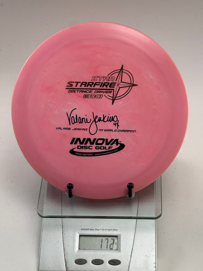 Innova Star Starfire Distance Driver (Valarie Jenkins 4x Stamp) - Pink