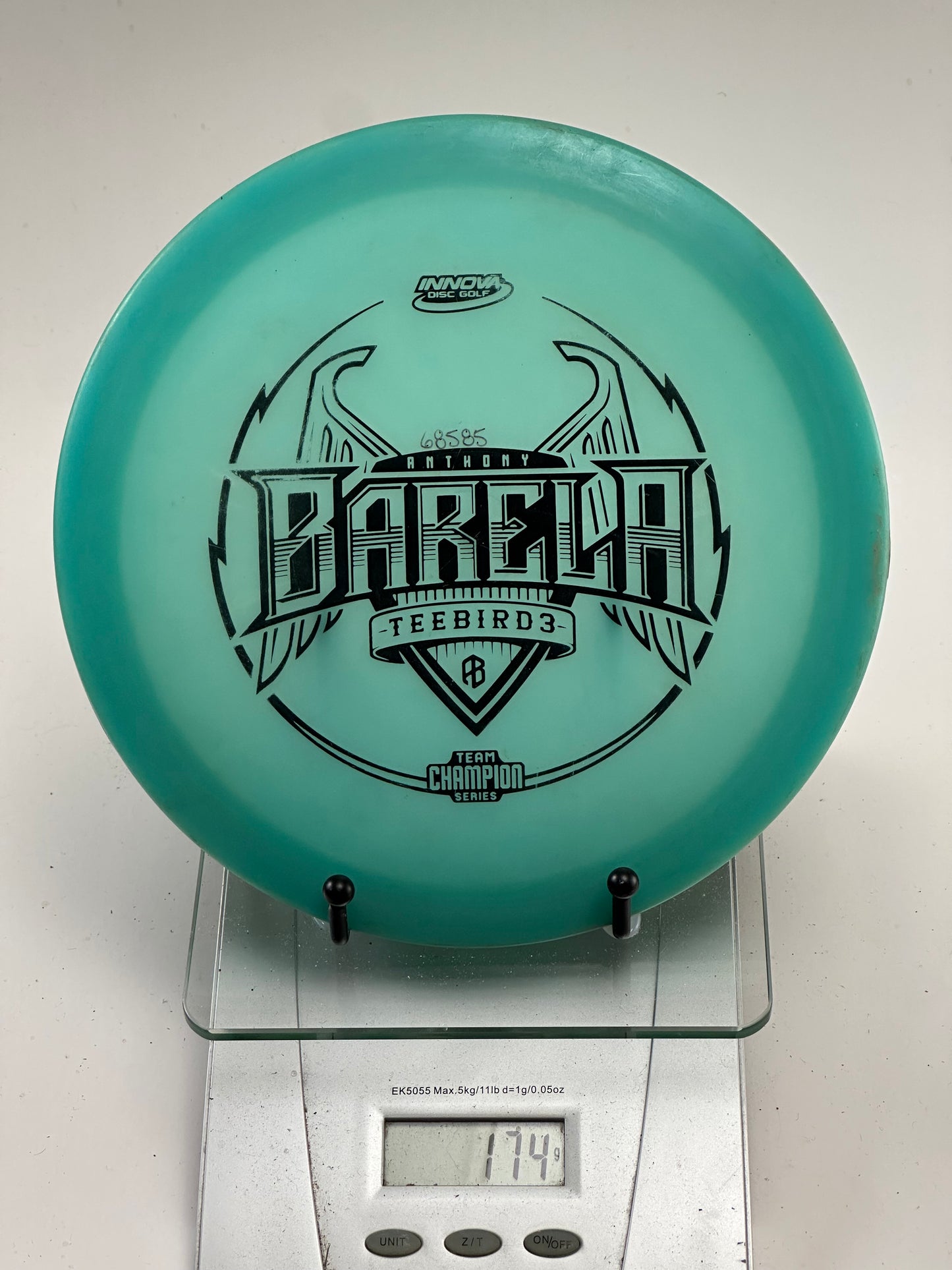 Innova Champion Teebird3 (Anthony Barela Team Champion) Transparent Teal