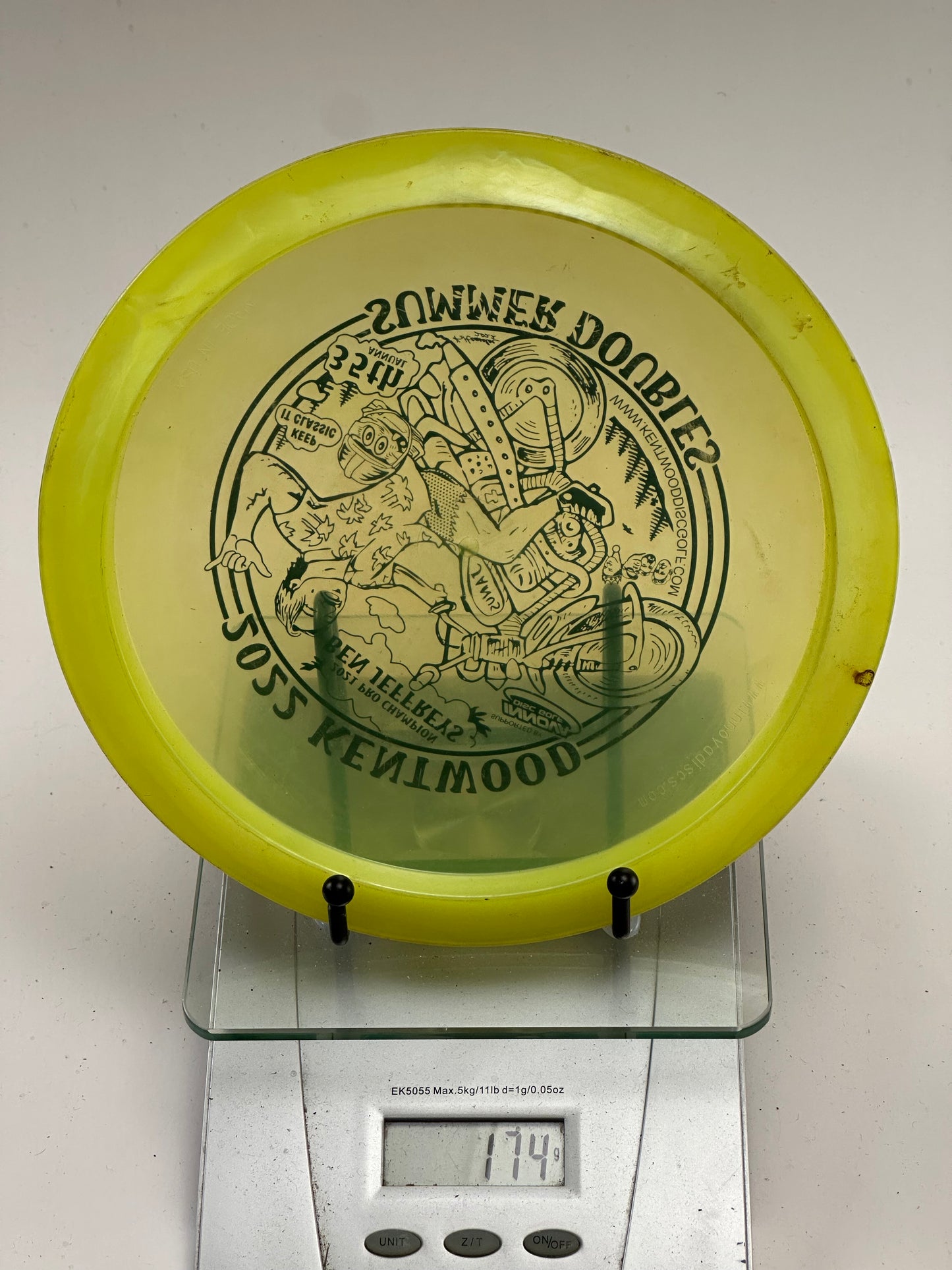 Innova Champion Teebird3 (174g) – Transparent Yellow – 2022 Kentwood Summer Doubles