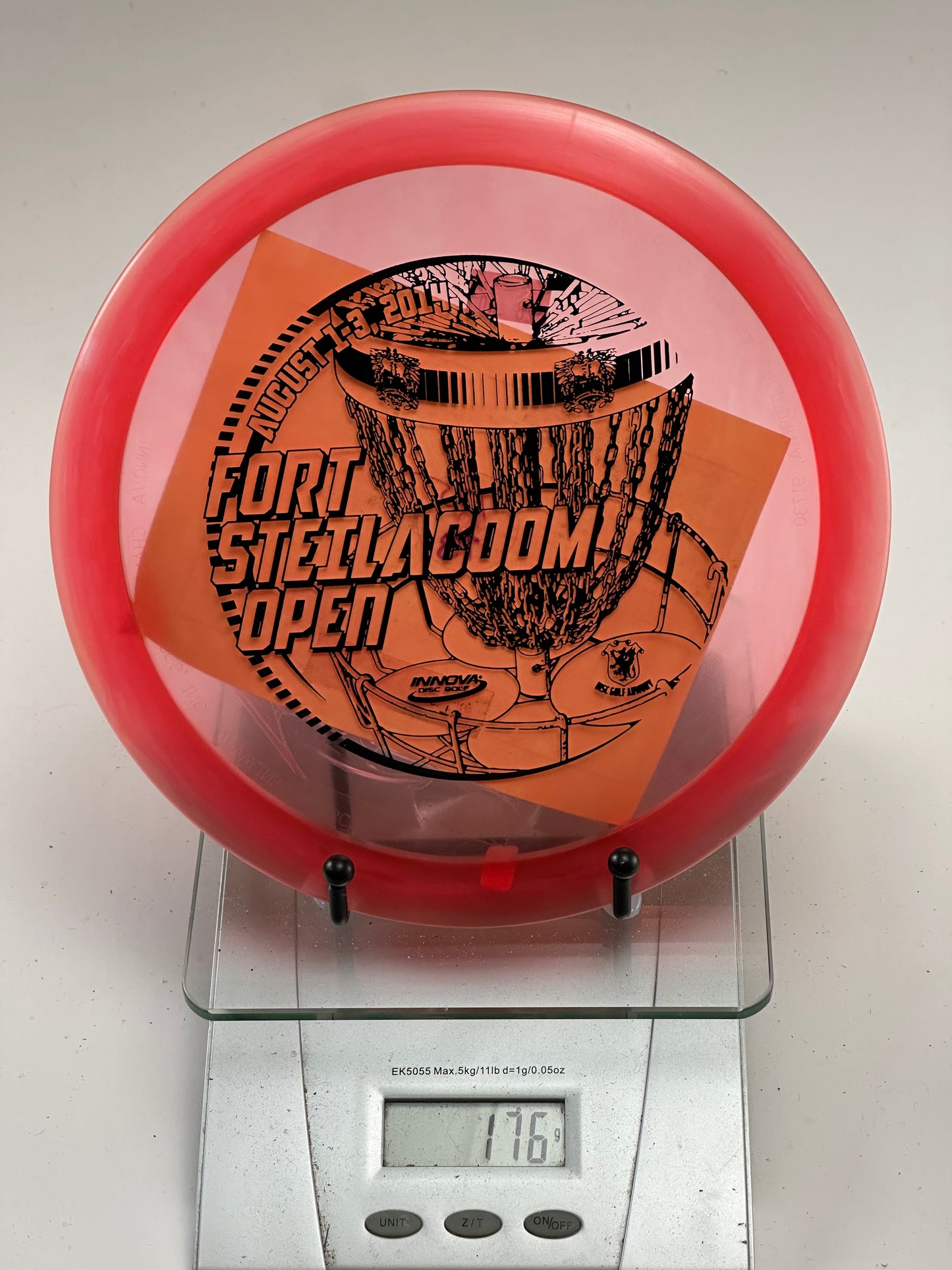 Innova GStar Teebird3 Transparent Red Glitter – 2014 Fort Steilacoom Open Stamp