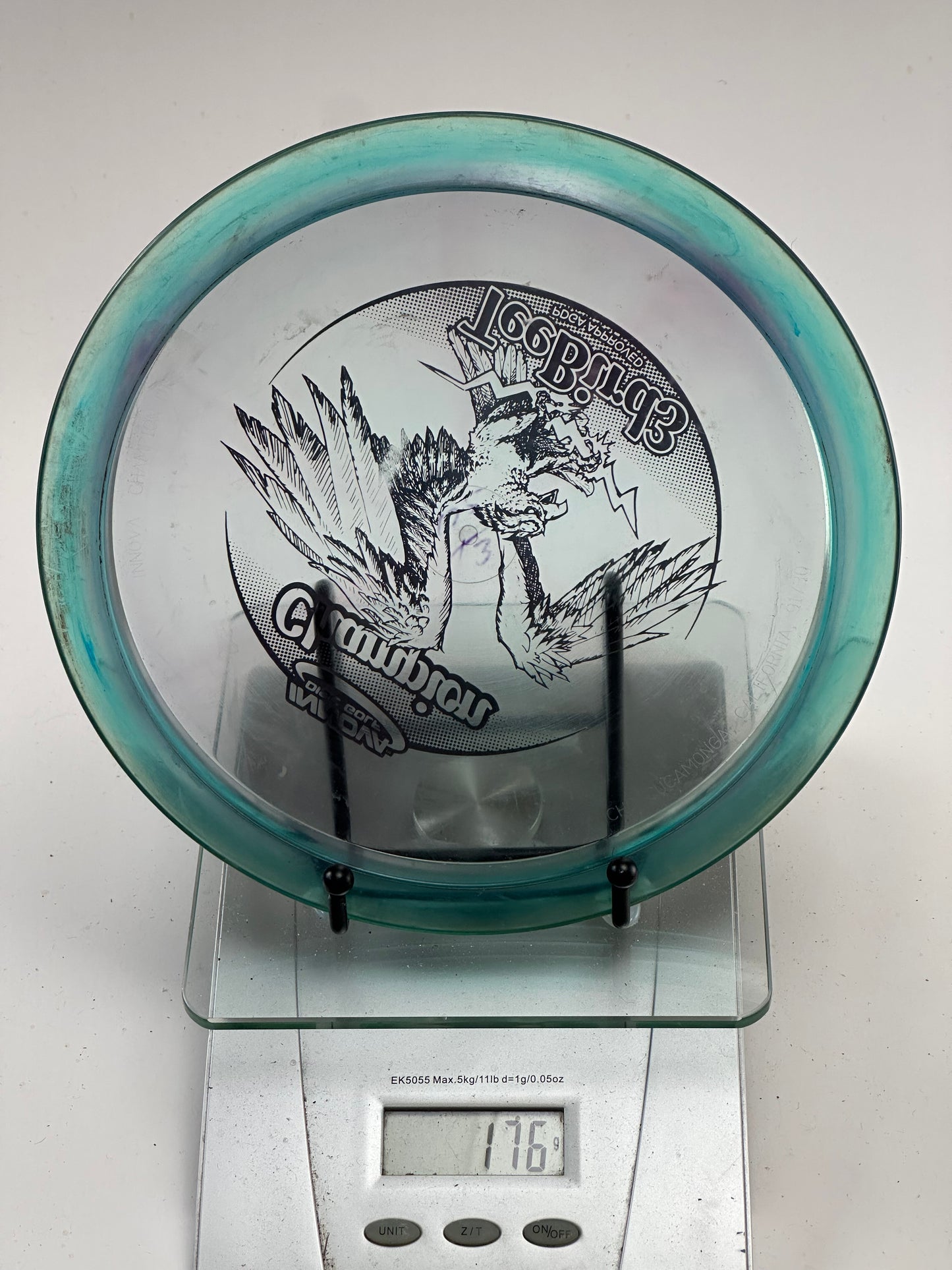 Innova Champion TeeBird3 - Transparent Teal (Used)