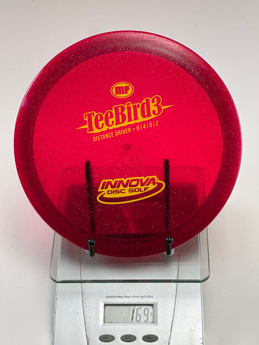 Innova Teebird3 Metal Flake Champion (MF) – Transparent Red – 169g