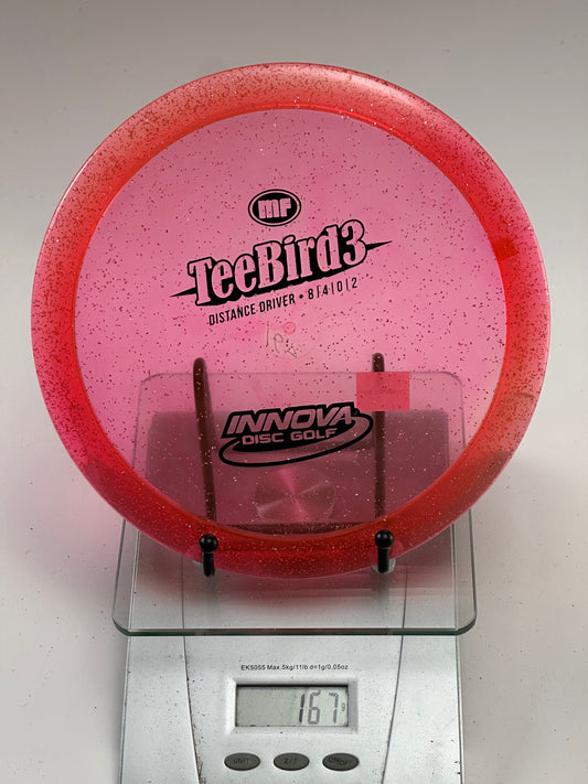 Innova Metal Flake Champion TeeBird3 (167g) – Transparent Red