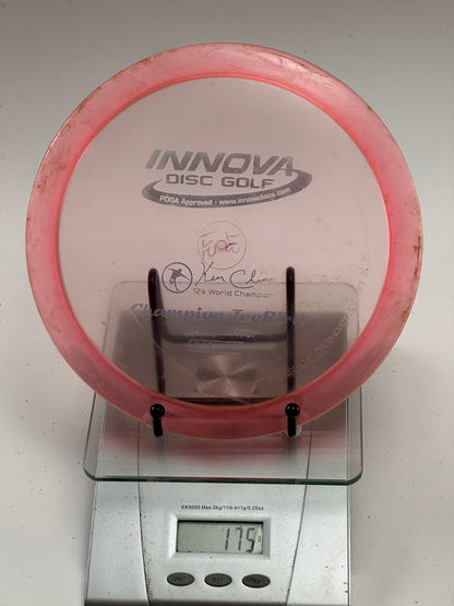 Innova Champion TeeBird Fairway Driver (12x Ken Climo) Clear/Pink Rim