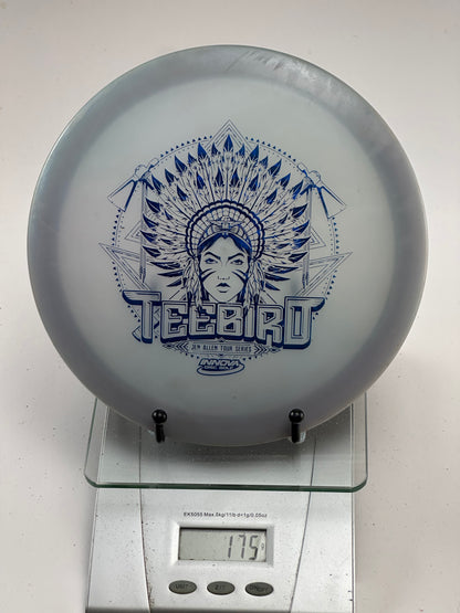 Innova Halo Star Teebird (Jen Allen Tour Series) – Gray w/ Blue Stamp