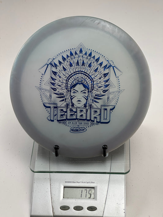 Innova Halo Star Teebird (Jen Allen Tour Series) – Gray w/ Blue Stamp