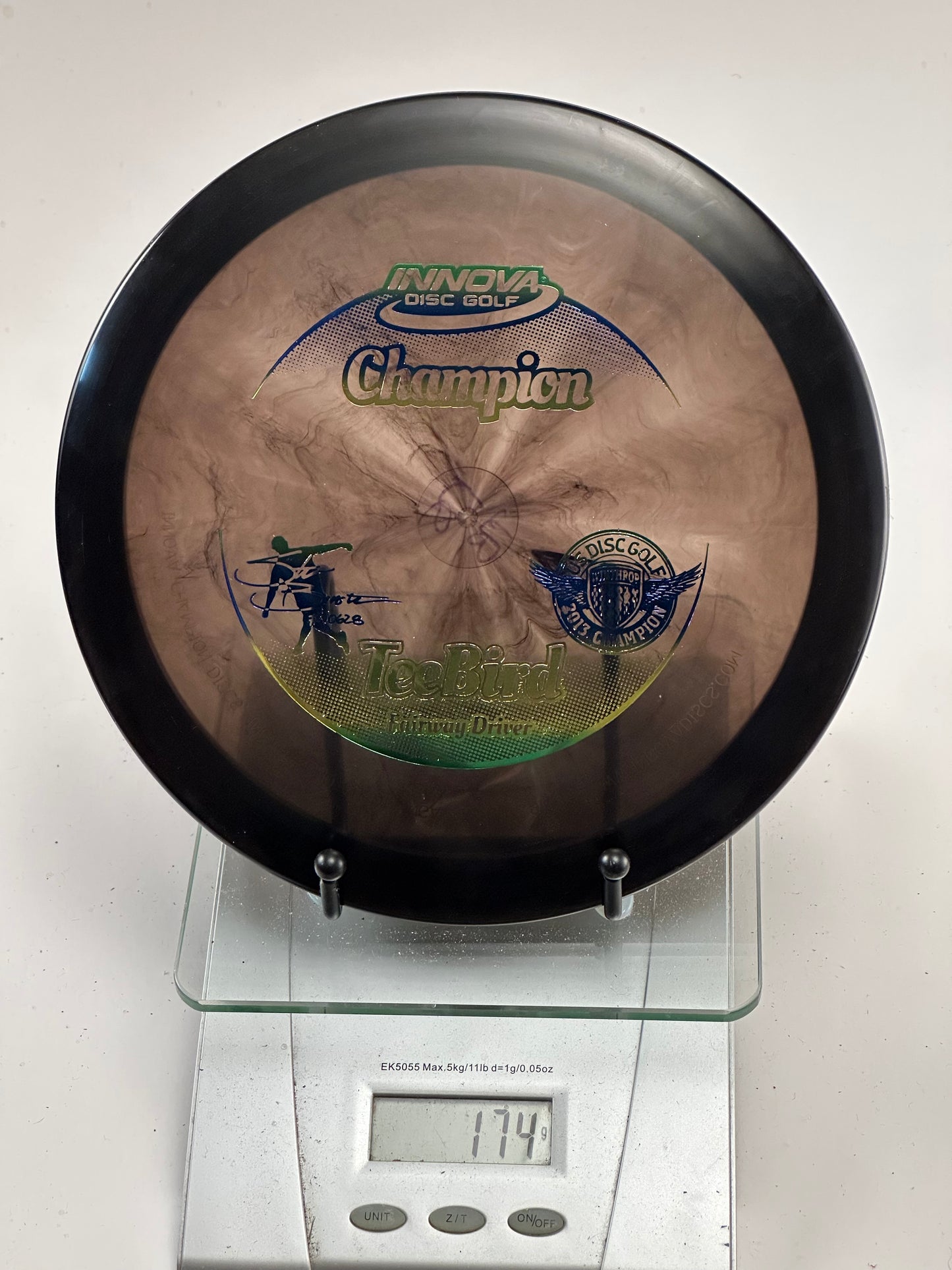 Innova Champion Teebird Fairway Driver – Swirly Brown/Smoke w/ Black Rim (2013 Stamp)