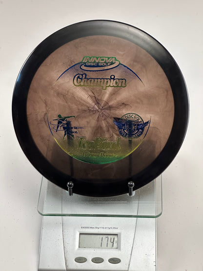 Innova Champion Teebird Fairway Driver – Swirly Brown/Smoke w/ Black Rim (2013 Stamp)