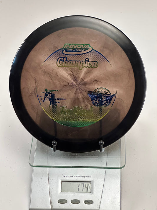 Innova Champion Teebird Fairway Driver – Swirly Brown/Smoke w/ Black Rim (2013 Stamp)