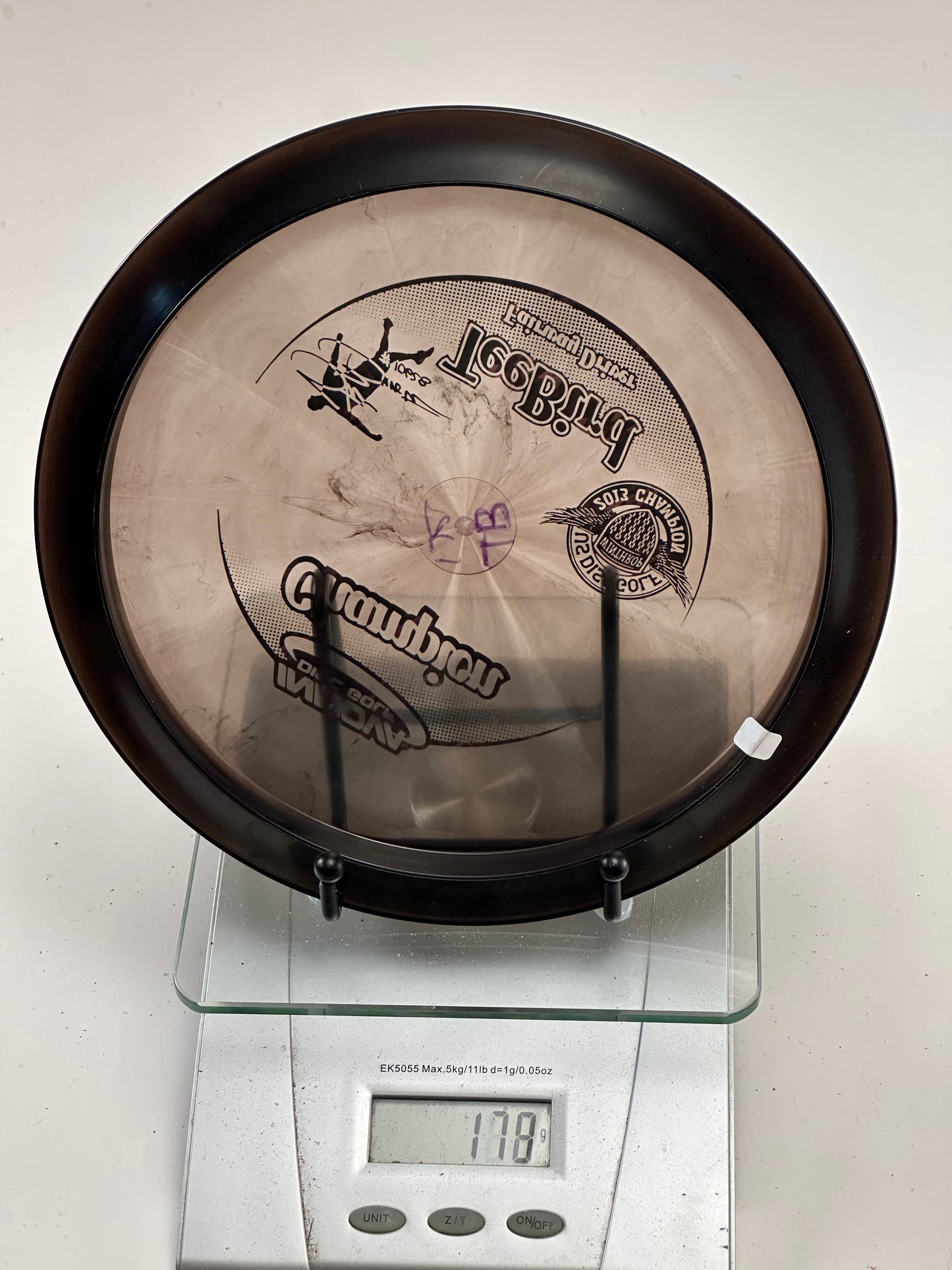Innova Champion Teebird – Swirly Transparent Brown/Gray w/ Black Rim (2013 US Disc Golf)