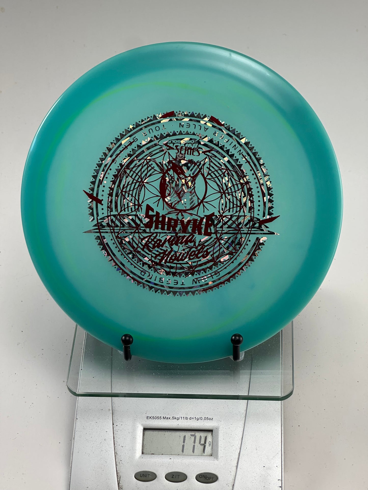 Innova Champion Teebird – Transparent Teal – Tour Series Shryke Stamp