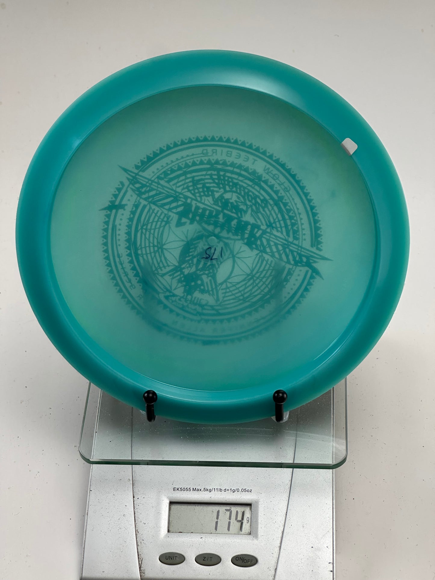 Innova Champion Teebird – Transparent Teal – Tour Series Shryke Stamp