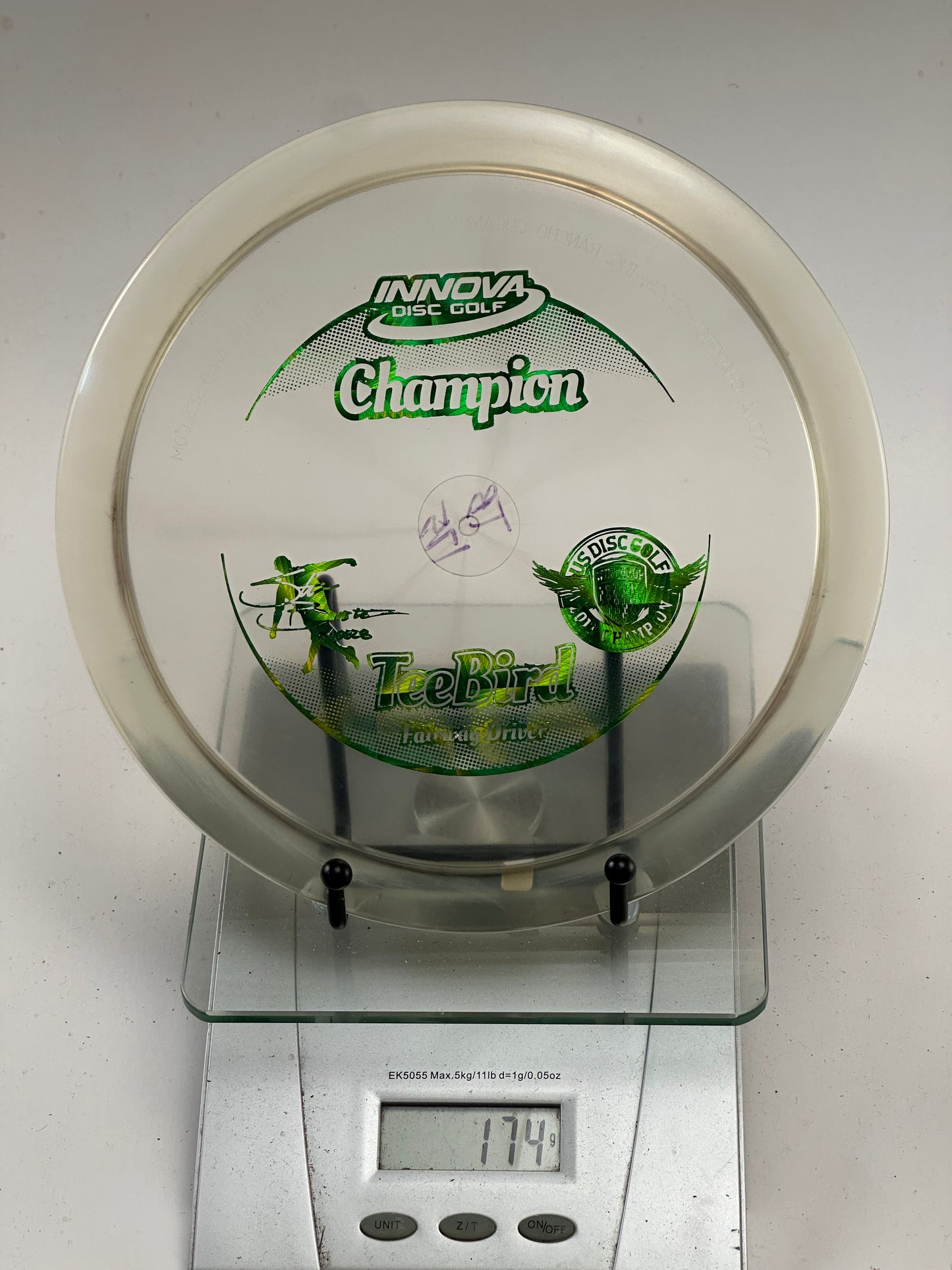 Innova Champion Teebird Fairway Driver 174g (Transparent, Tournament Stamp)