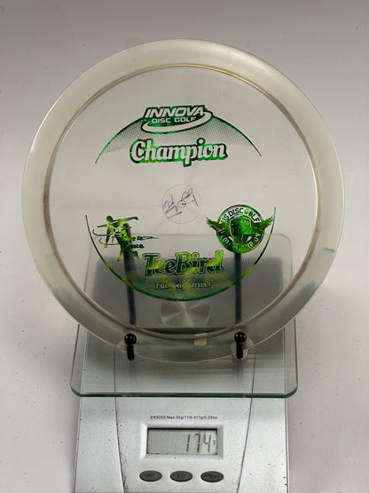Innova Champion Teebird Fairway Driver 174g (Transparent, Tournament Stamp)