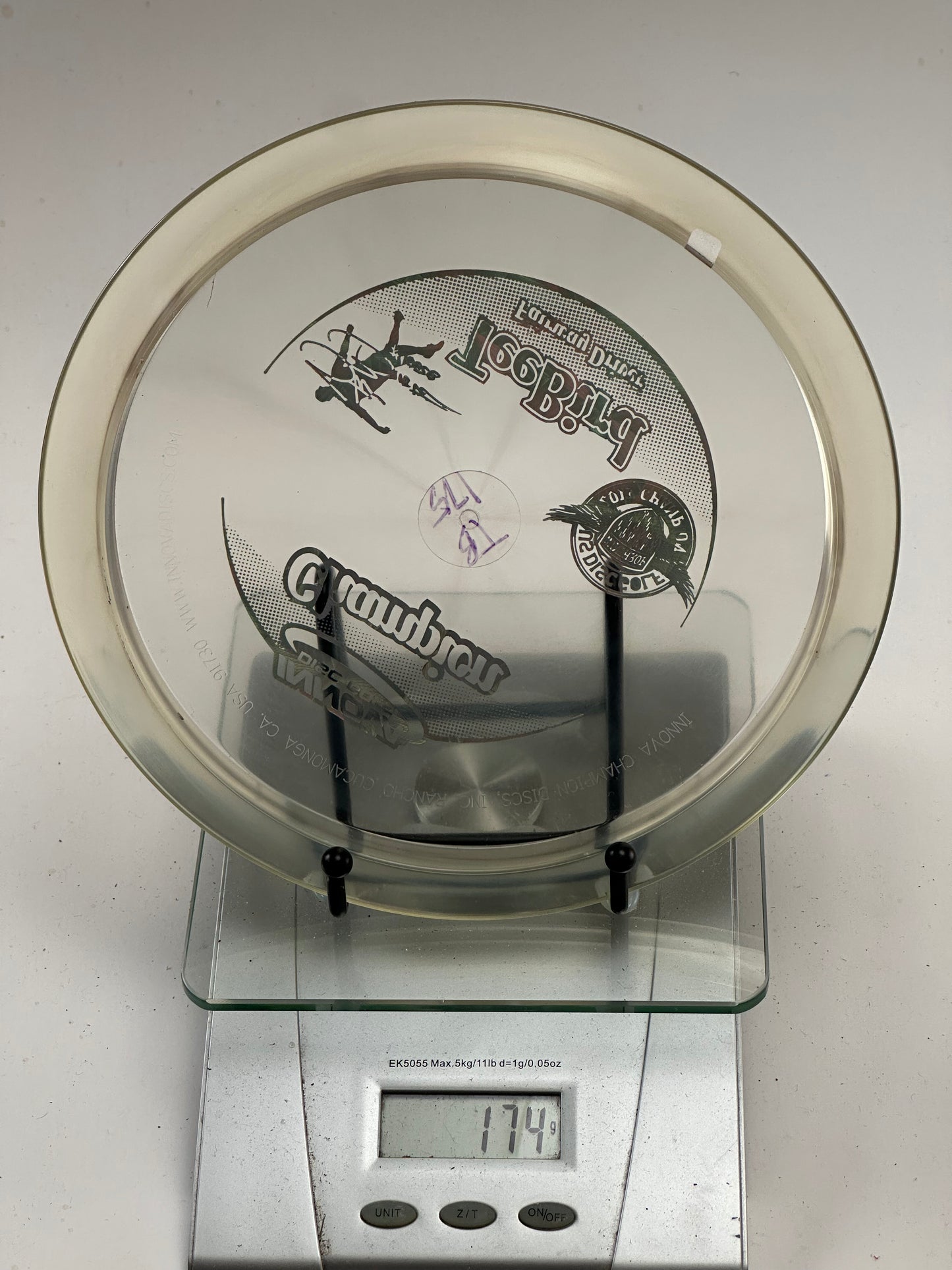 Innova Champion Teebird Fairway Driver 174g (Transparent, Tournament Stamp)