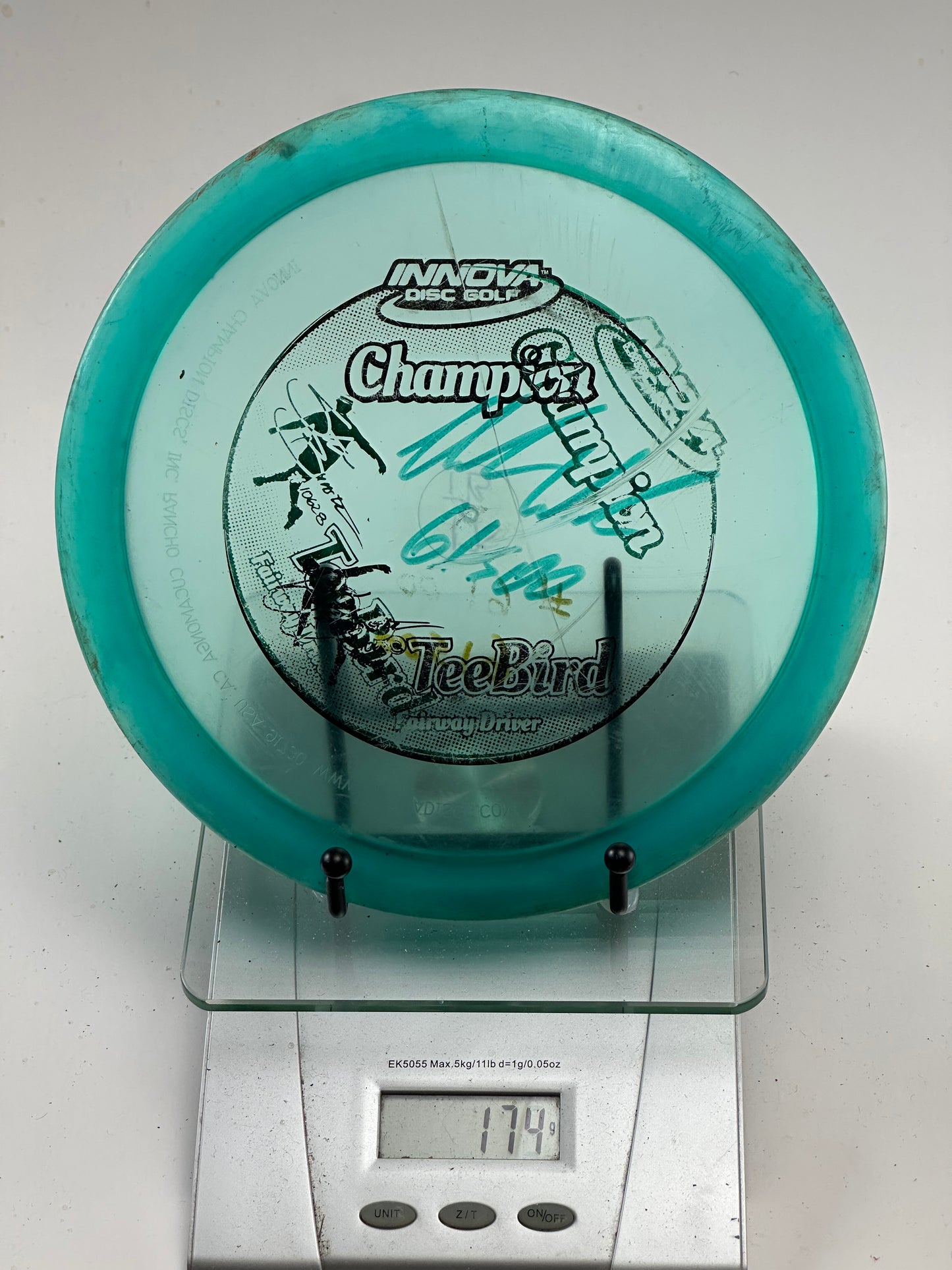 Innova Champion Teebird Fairway Driver, Transparent Turquoise (175g)