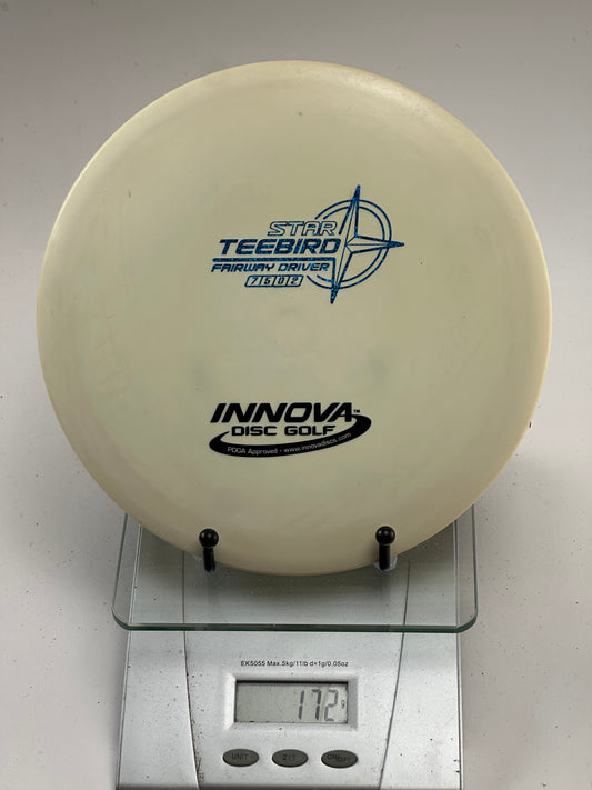 Innova Star Teebird Fairway Driver (Creamy White, Blue Stamp)