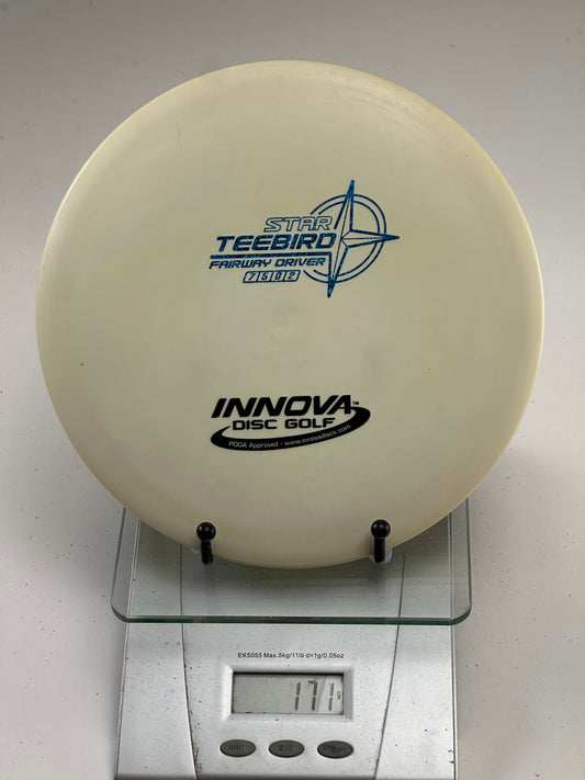 Innova Star Teebird Fairway Driver (Creamy White, Blue Stamp)