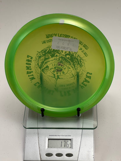 Innova Champion Teebird – Transparent Yellow-Green, Chain Chomper GPO Stamp, 176g