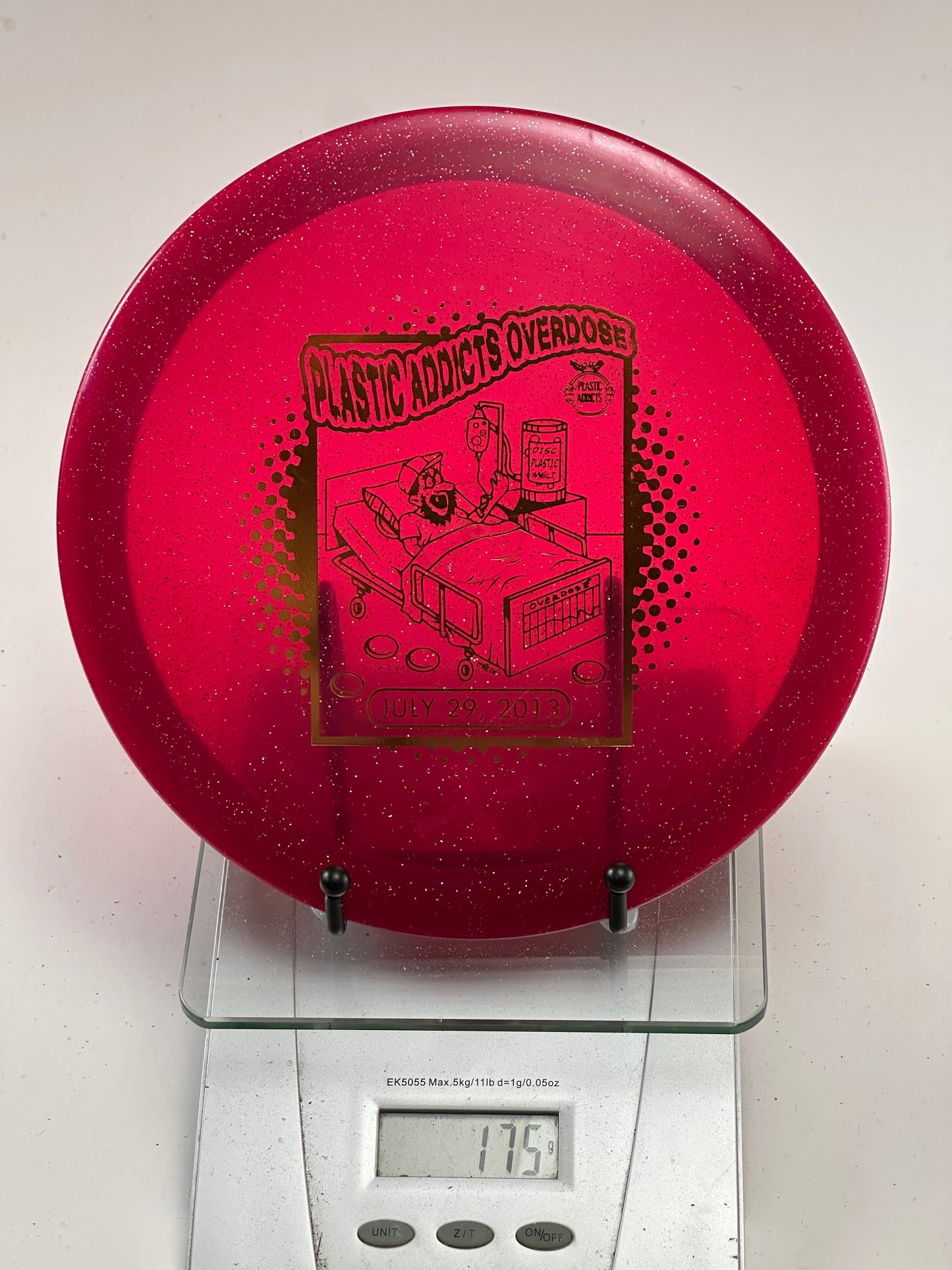 Innova Teebird Champion Glitter – Transparent Red, Plastic Addicts Overdose Stamp