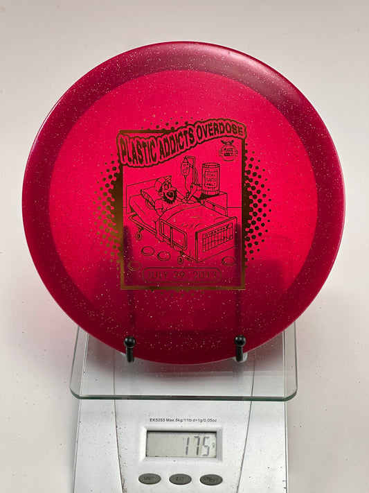 Innova Teebird Champion Glitter – Transparent Red, Plastic Addicts Overdose Stamp