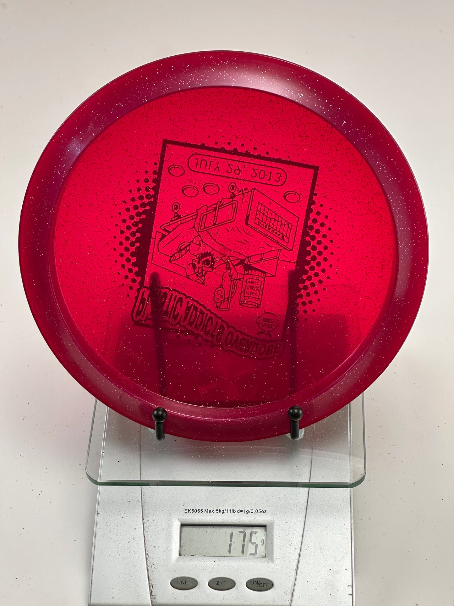 Innova Teebird Champion Glitter – Transparent Red, Plastic Addicts Overdose Stamp