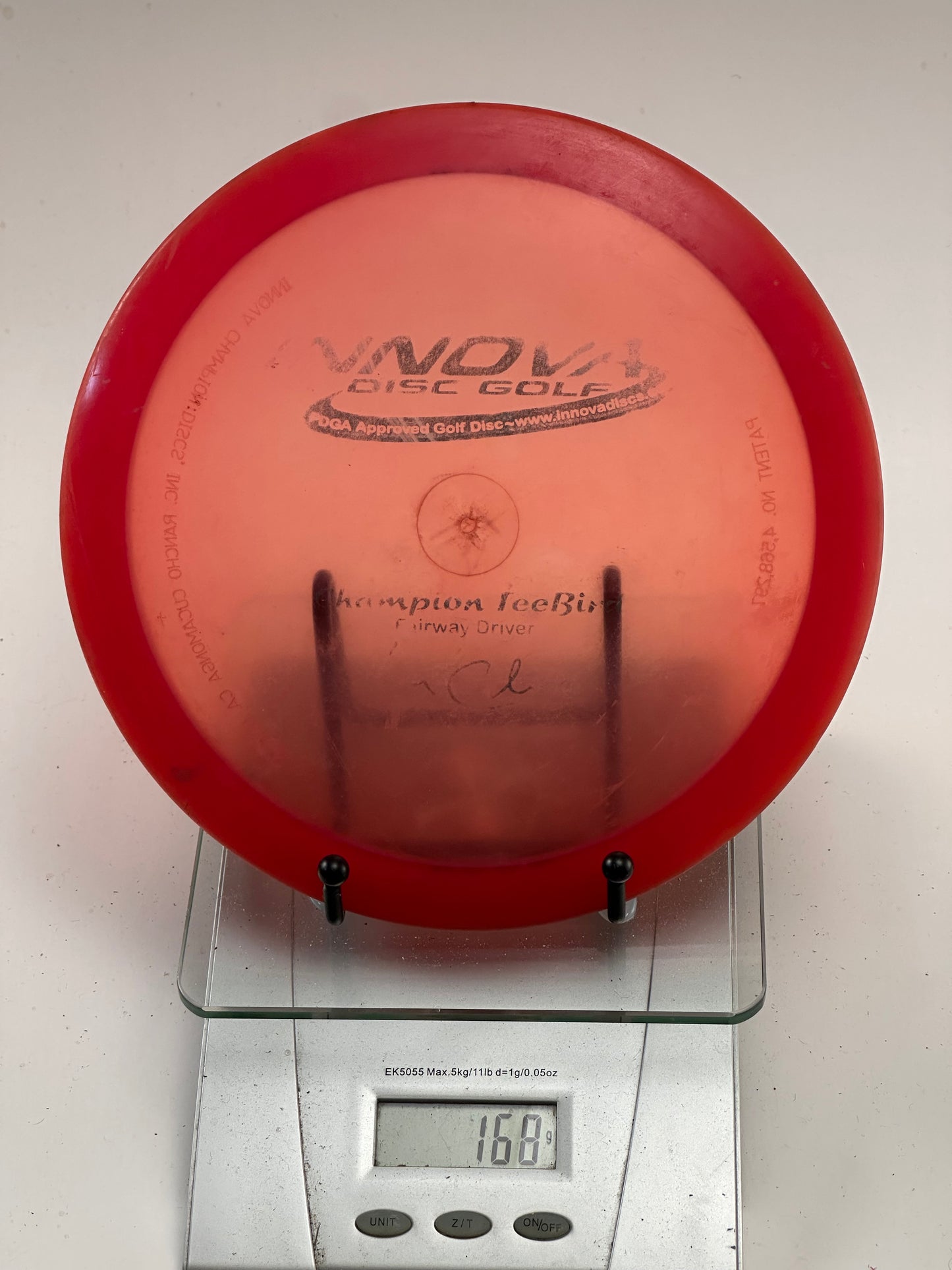Innova Champion Teebird Fairway Driver (168g) - Transparent Red