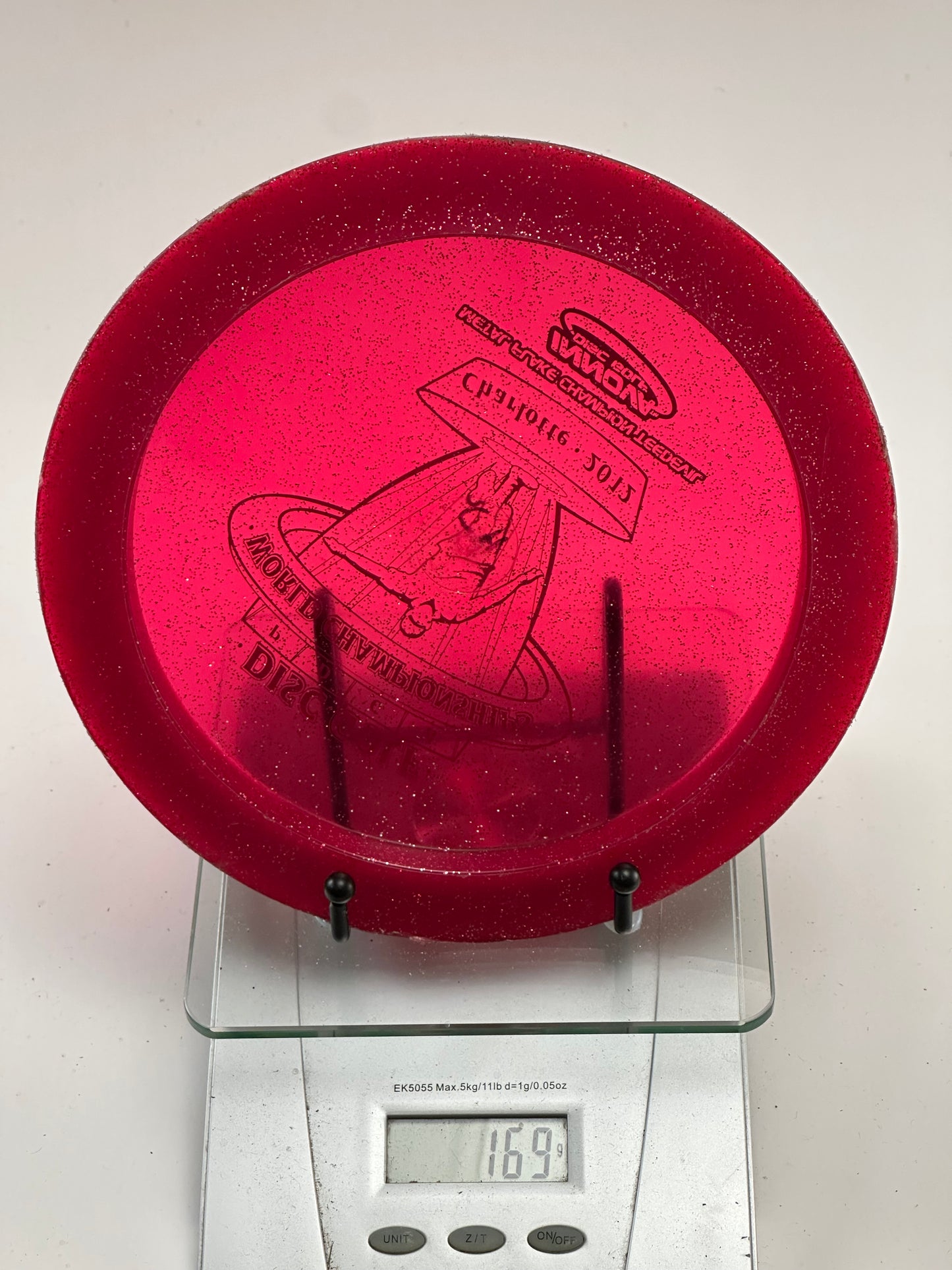Innova TeeDevil Metal Flake Champion – 2012 PDGA Worlds Stamp (Red)