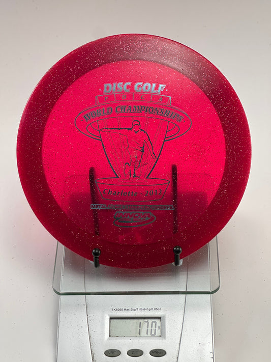 Innova Metal Flake Champion TeeDevil 2012 PDGA Worlds Stamp - Red