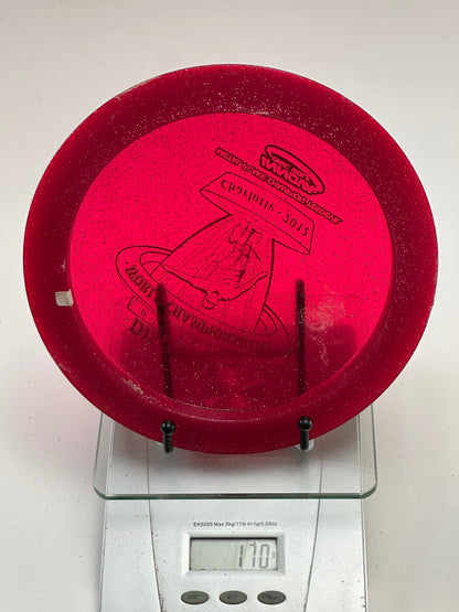 Innova Metal Flake Champion TeeDevil 2012 PDGA Worlds Stamp - Red