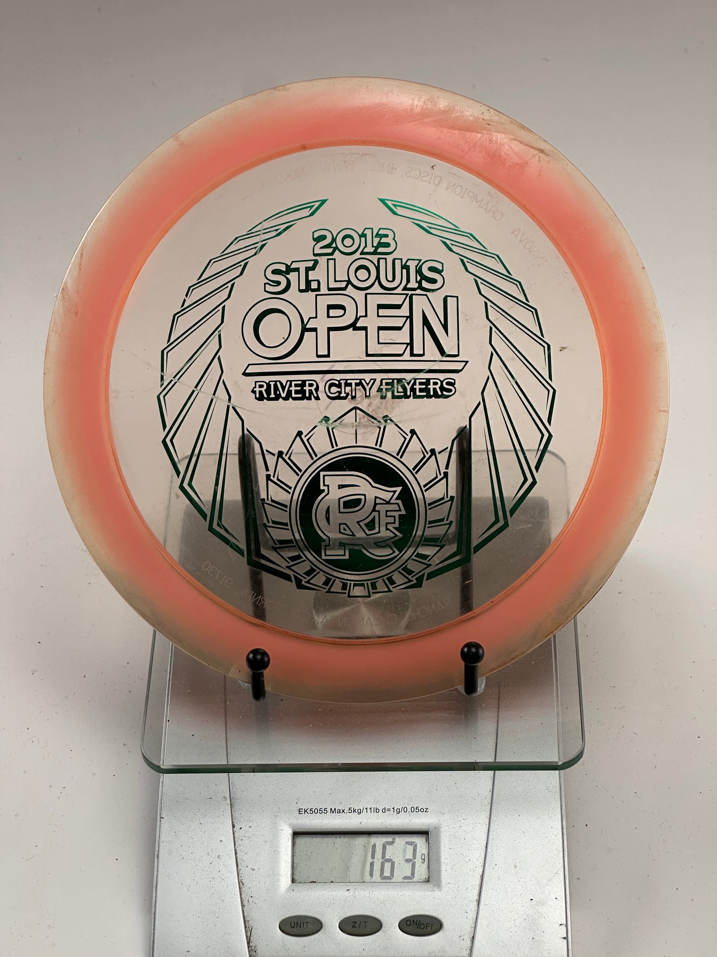 Innova Champion Tern (2013 St. Louis Open) Clear w/ Peach Glow Rim