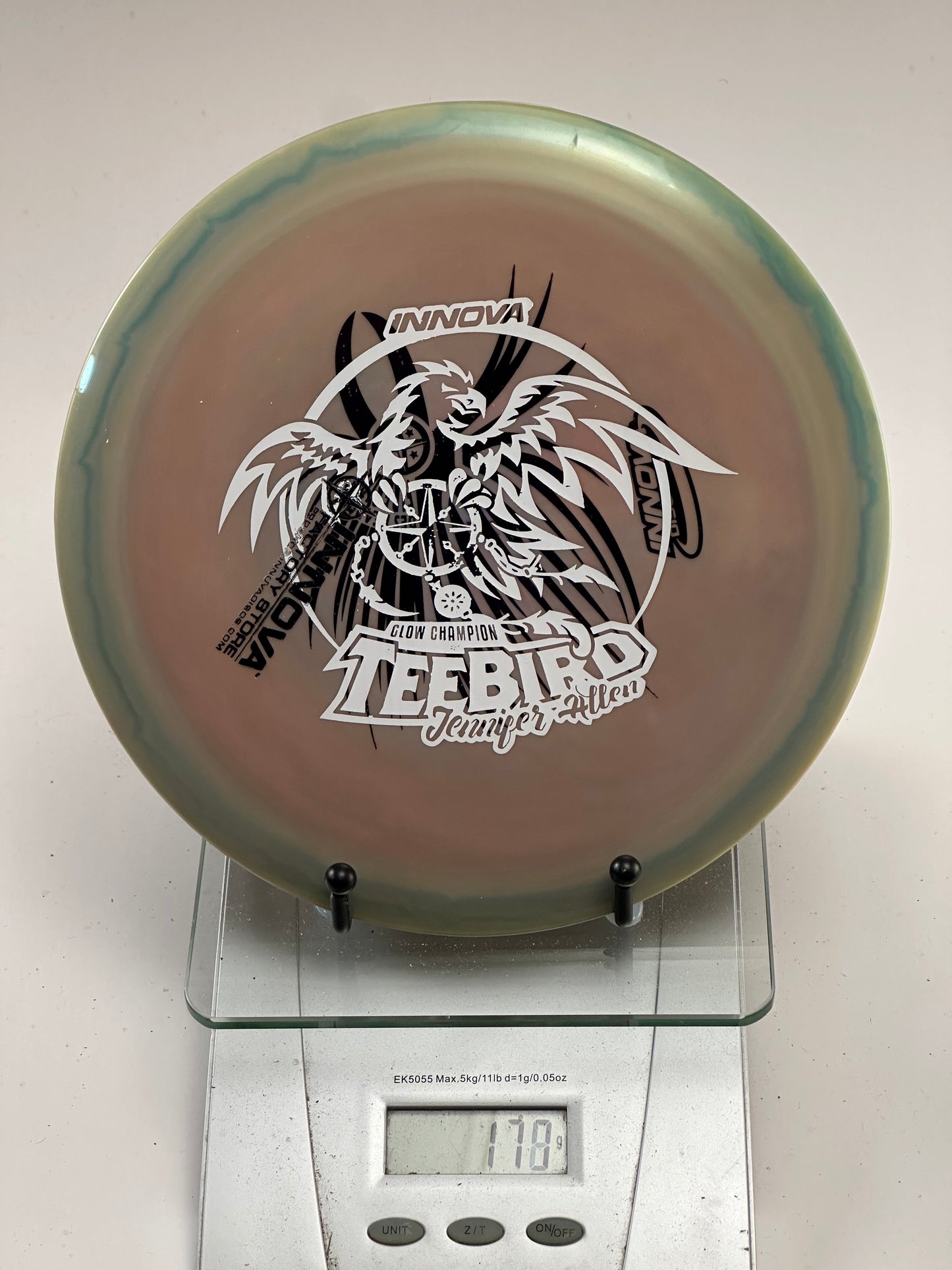 Innova Tern Halo Star (Jennifer Allen) – Swirly Brown w/ Green Rim