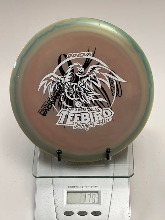 Innova Tern Halo Star (Jennifer Allen) – Swirly Brown w/ Green Rim