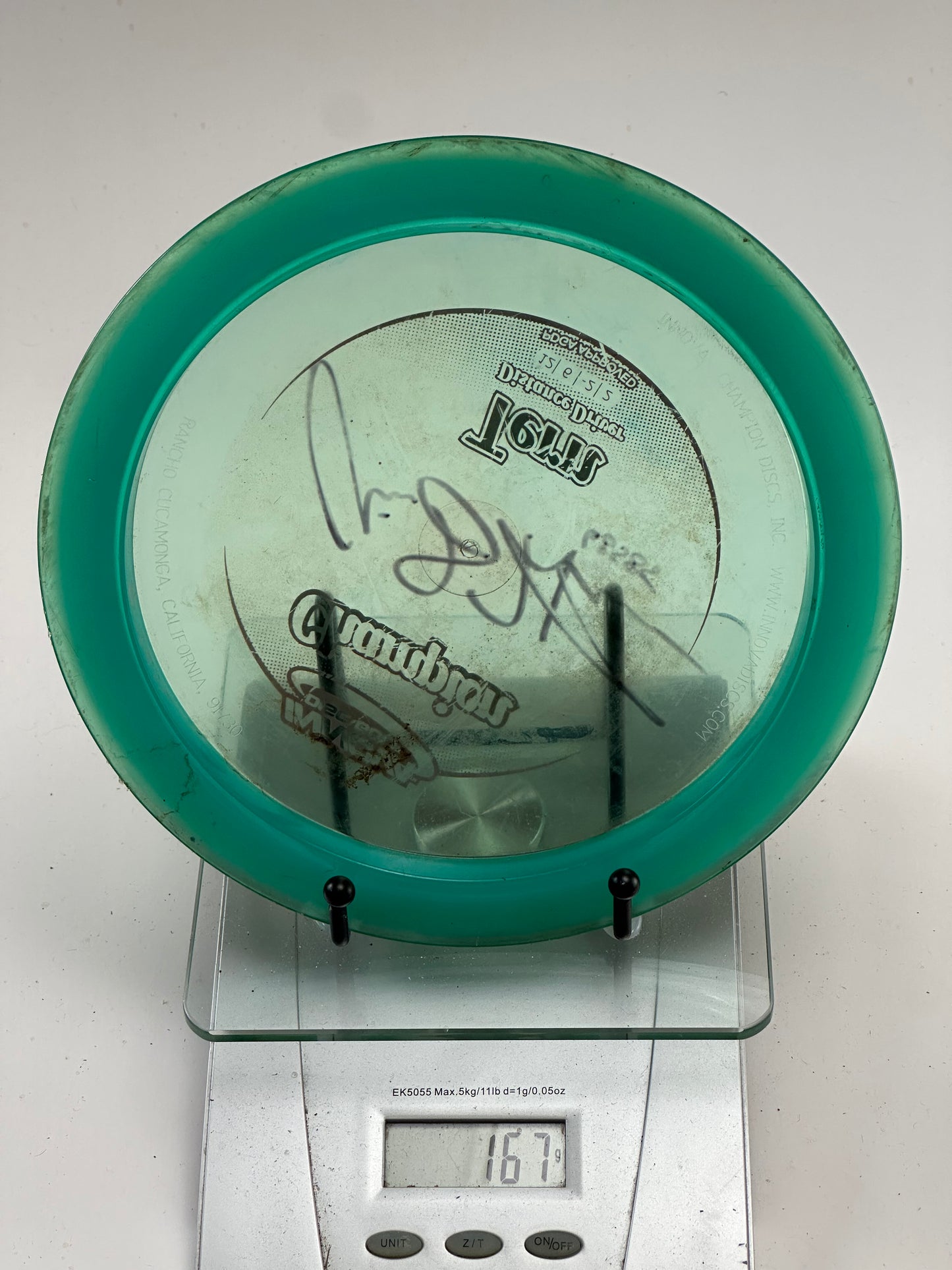 Innova Champion Tern Distance Driver (167g) – Transparent Green, Signed