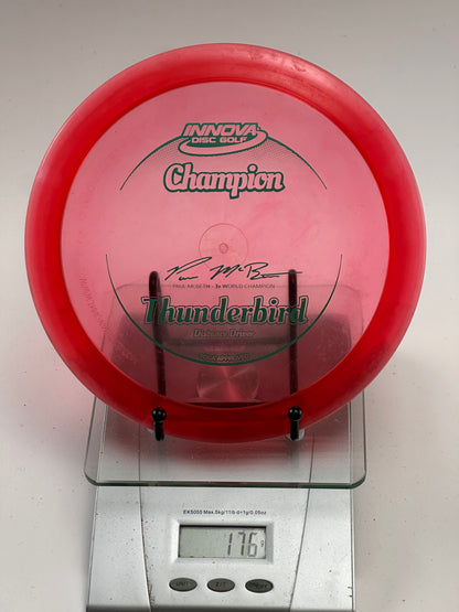Innova Champion Thunderbird Distance Driver (Transparent Red, McBeth 3x)